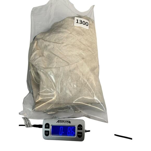 Luxxel Top Size Medium Beige Linen Rayon Button Puff Sleeve Cropped Bohemian - Picture 12 of 12